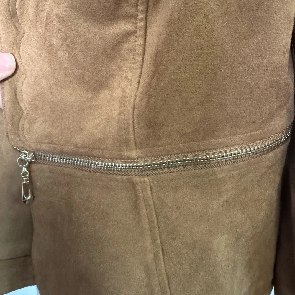 CHICO'S Faux Suede Jacket - Picture 4 of 5